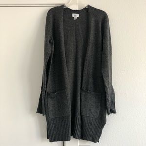Old Navy long sleeve open front cardigan sweater - gray - XS